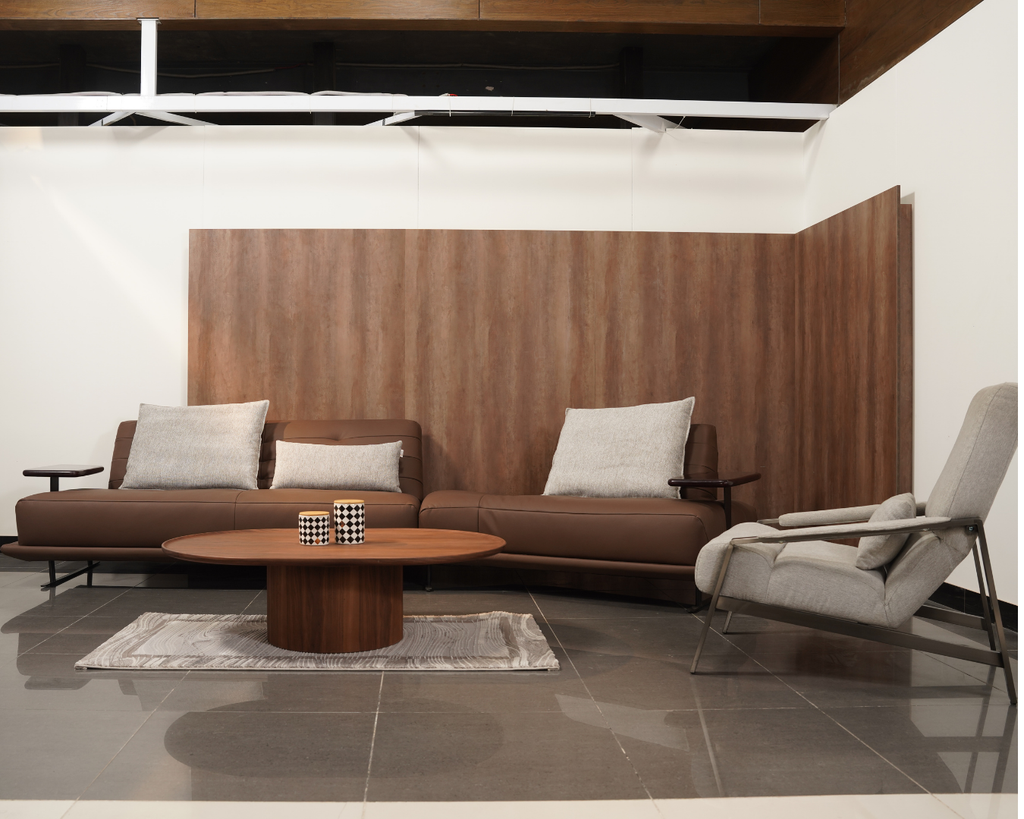 SOFA REGAL W/ WOODEN ARMS