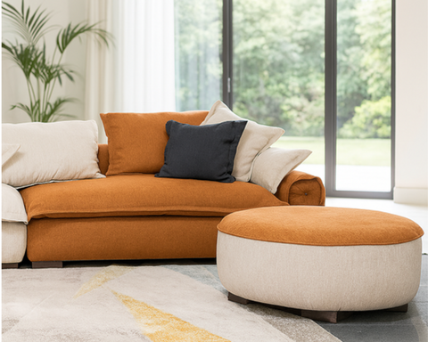 SOFA CAMLICA W/PUFFY