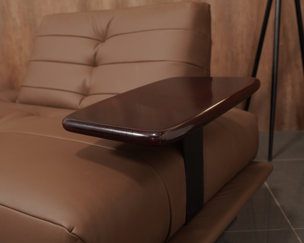 SOFA REGAL W/ WOODEN ARMS