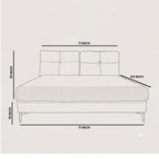 Bed Loft with Night Table Rosy Titanium Grey at Zhomes Most Popular Furniture Store In Pakistan 