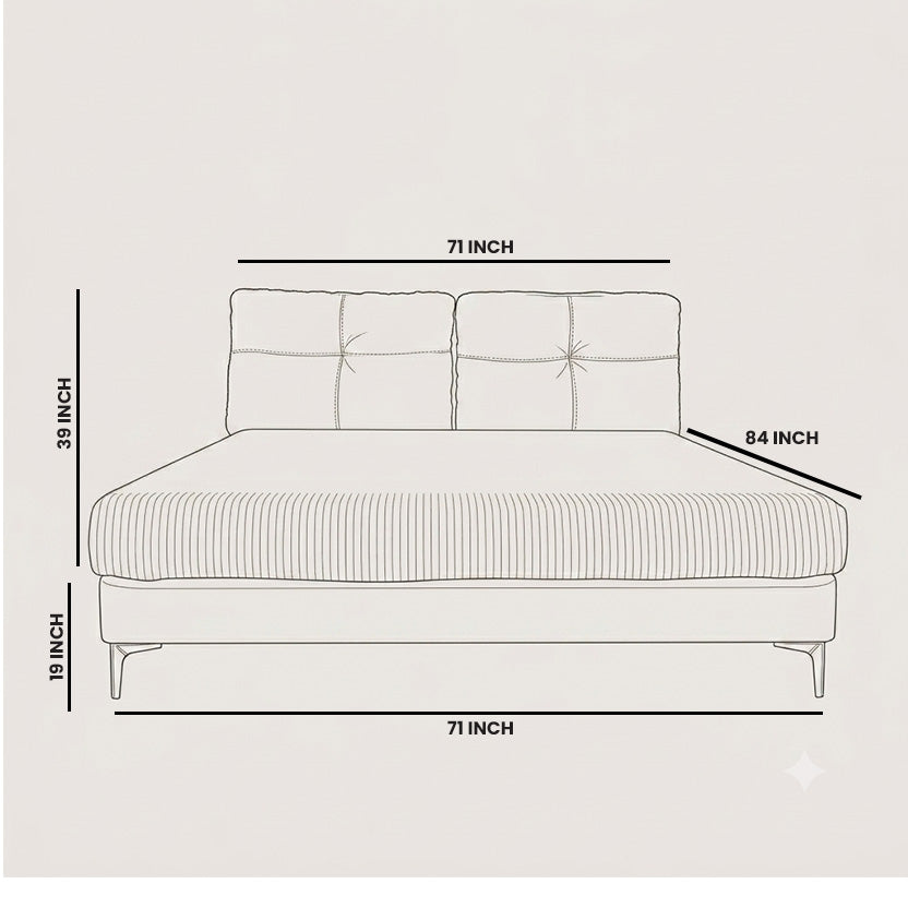 Bed Loft with Night Table Rosy Titanium Grey at Zhomes Most Popular Furniture Store In Pakistan 