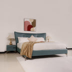Bed Victor Storm Teal at ZHomes Furniture Pakistan. Best Furniture In Pakistan