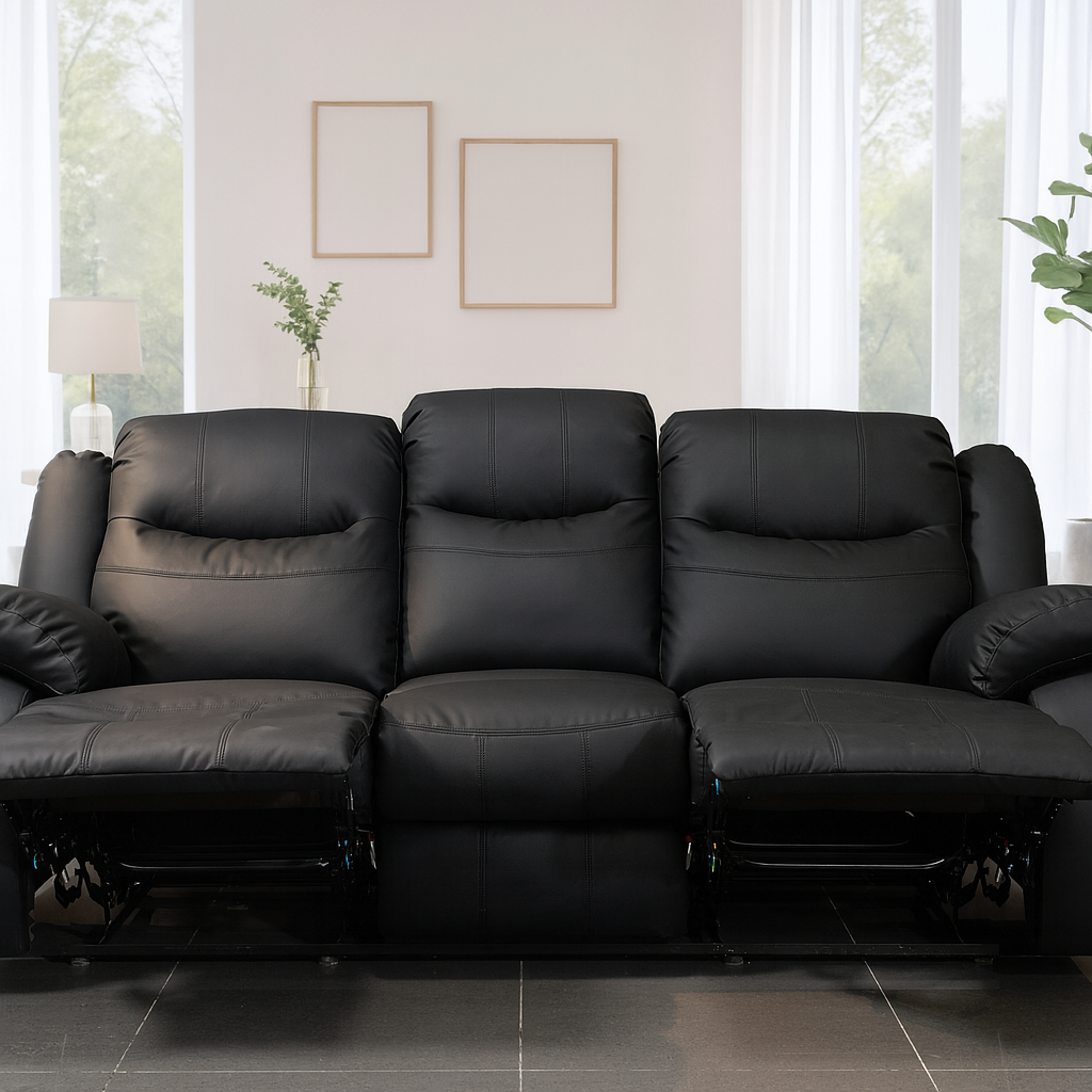 RECLINER HENRY- ROCKING 3 SEATER