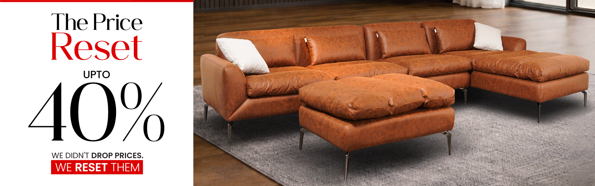 Price Reset - Enjoy Upto 40 Percent Off on ZHomes Furniture Pakistan