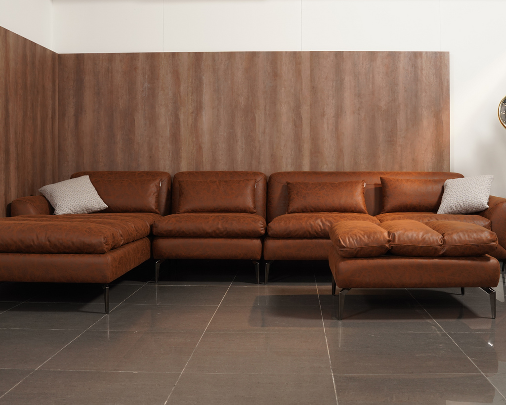 SOFA FLEX L SHAPE RHS WITH PUFFY at ZHomes Furniture Pakistan