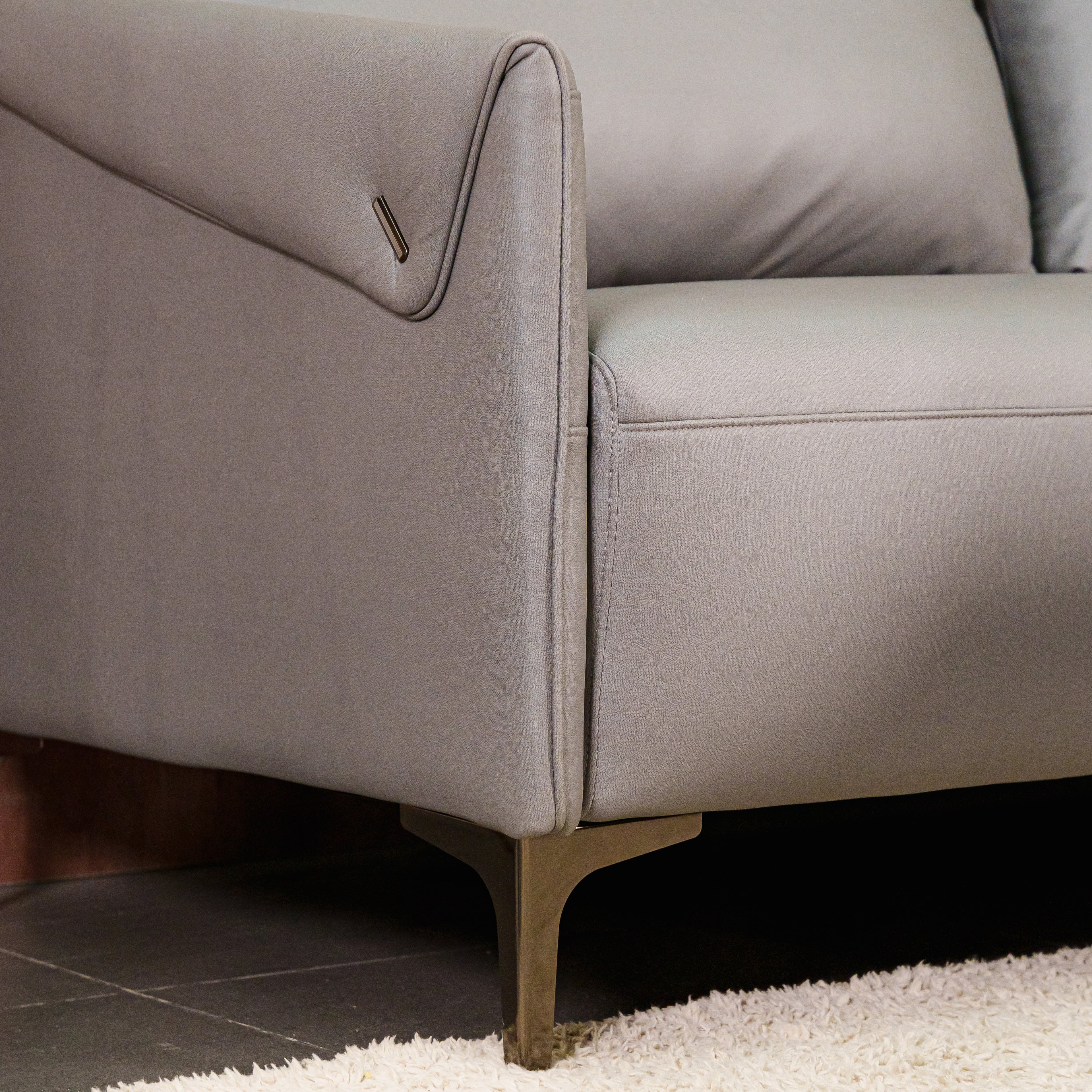 SOFA METRIO (3+2) SEATER STERLING SILVER