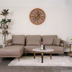Sofa Pine L Shape RHS Toasted Almond at ZHomes Furniture Pakistan