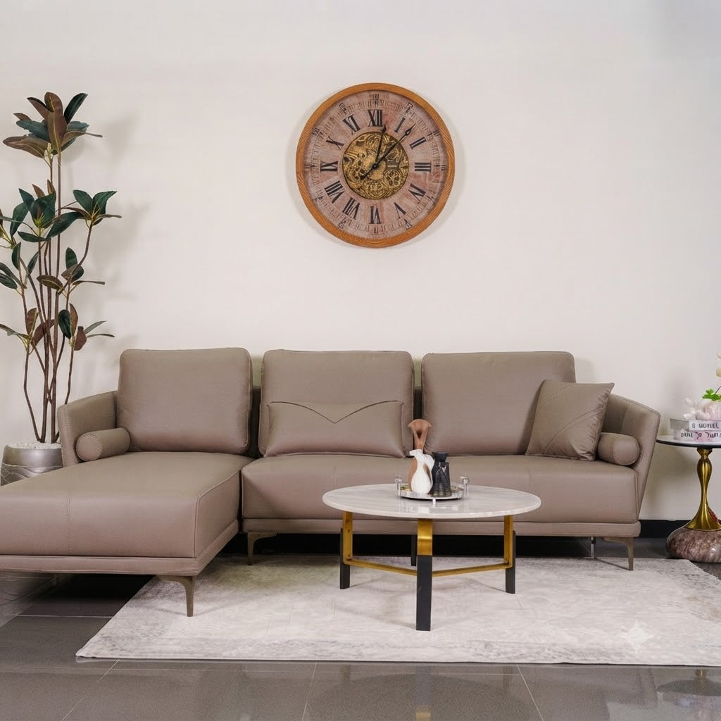 SOFA PINE L SHAPE RHS TOASTED ALMOND