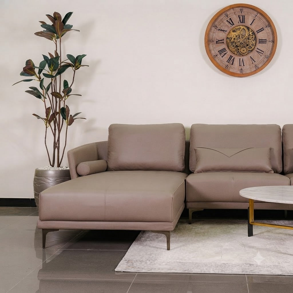 SOFA PINE L SHAPE RHS TOASTED ALMOND