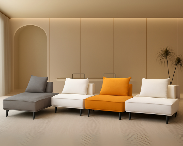 SOFA PRINGLE 3 SINGLE SEAT W/CHAISE