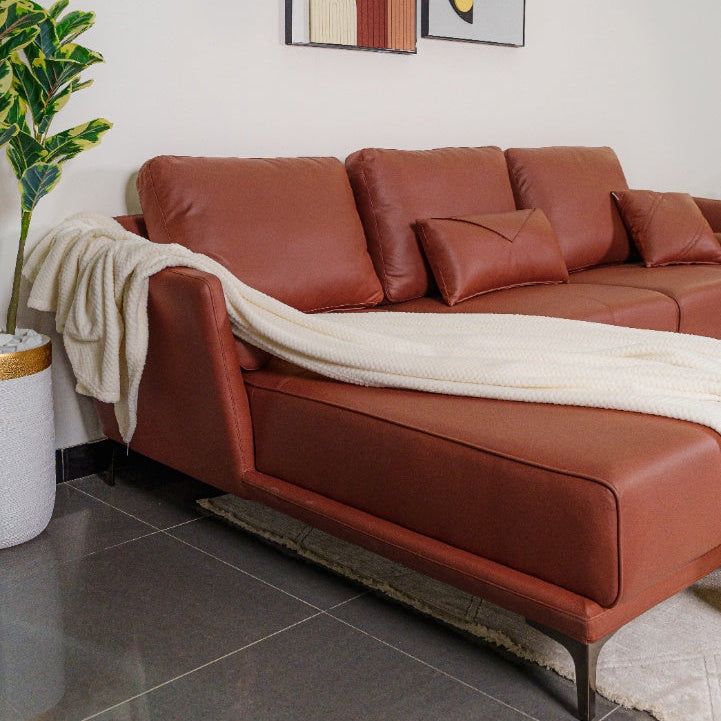 SOFA PINE L SHAPE RHS SIENNA