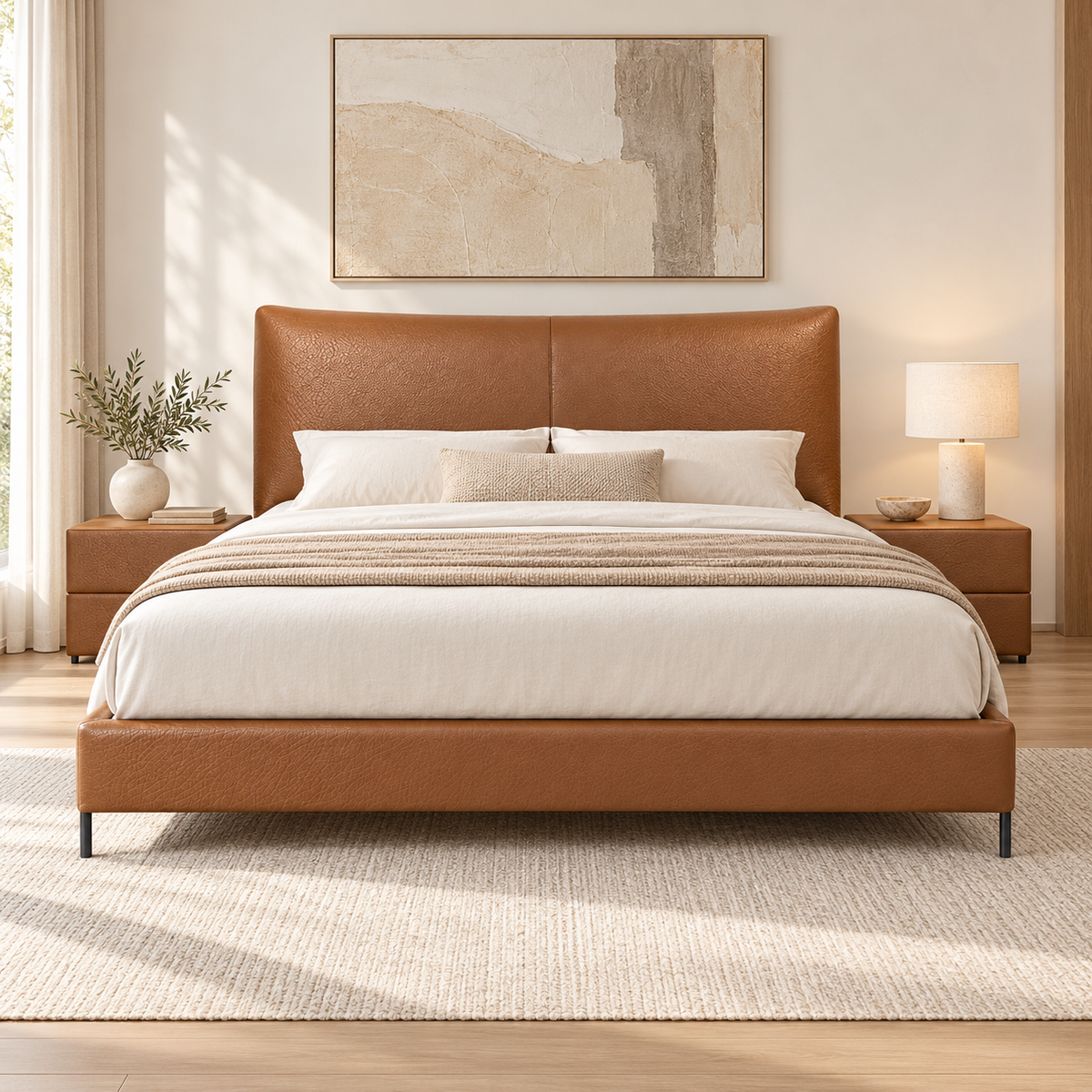 Bed Kappa Tuscan Tan at ZHomes Furniture Pakistan