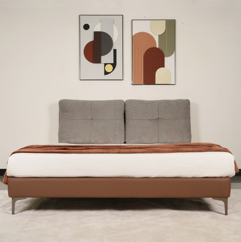 Bed Loft with Night Table Rosy Mink Canyon at Zhomes Furniture Online Pakistan