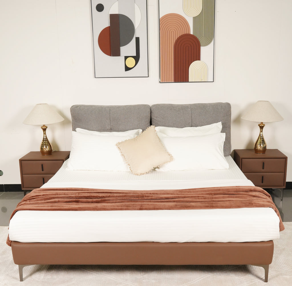 Bed Loft with Night Table Rosy Mink Canyon at Zhomes Furniture Pakistan.  