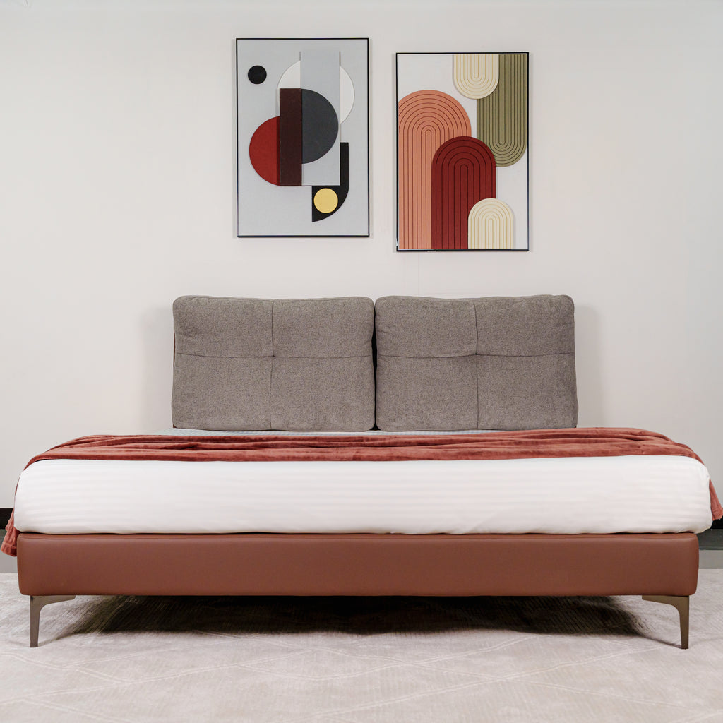 Bed Loft with Night Table Rosy Mink Canyon at Zhomes Furniture Pakistan.  No#1 Furniture Store In Pakistan