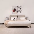 Bed Loft with Night Table Vanilla Haze at ZHomes Furniture 