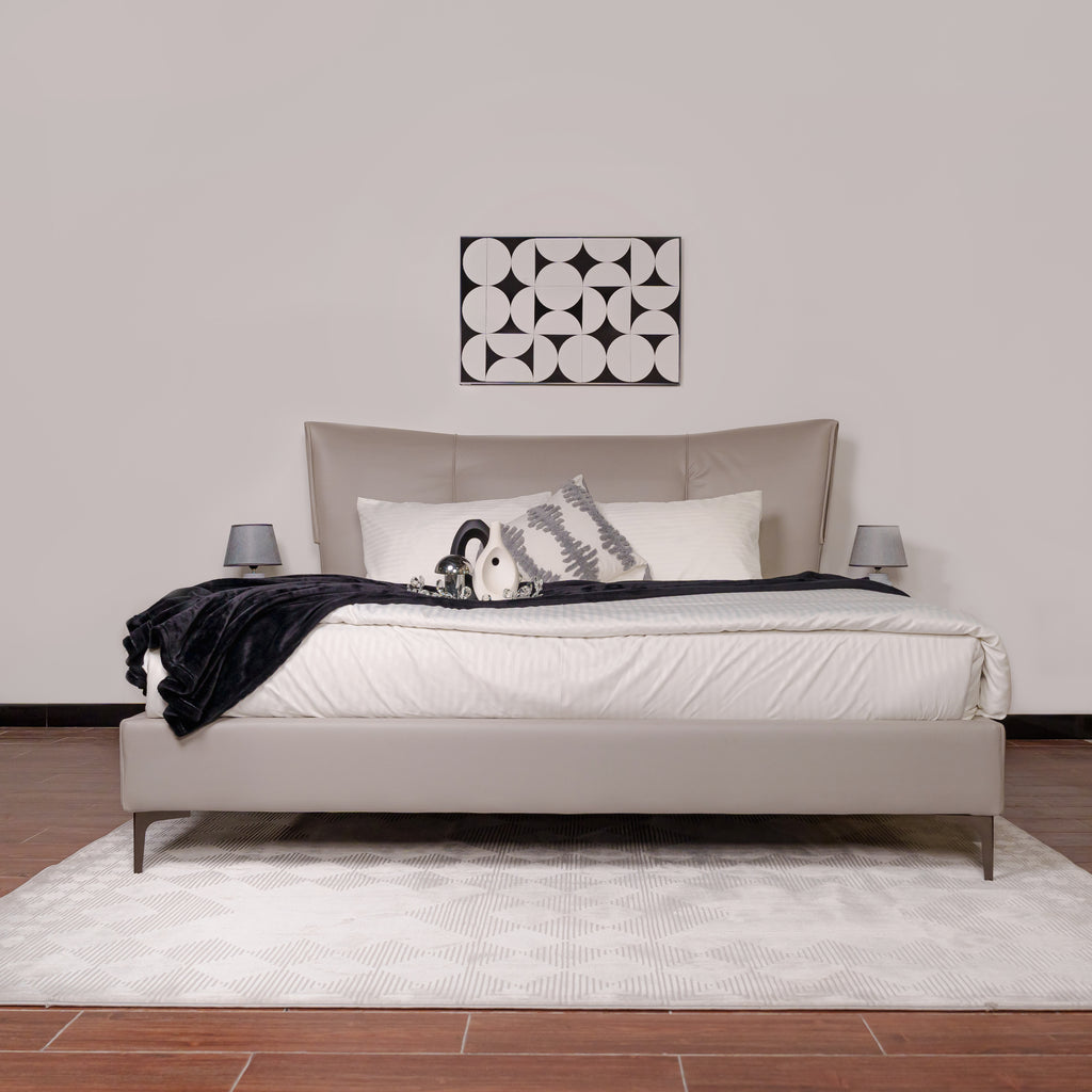 Bed Victor Alabaster Taupe at ZHomes Furniture Pakistan