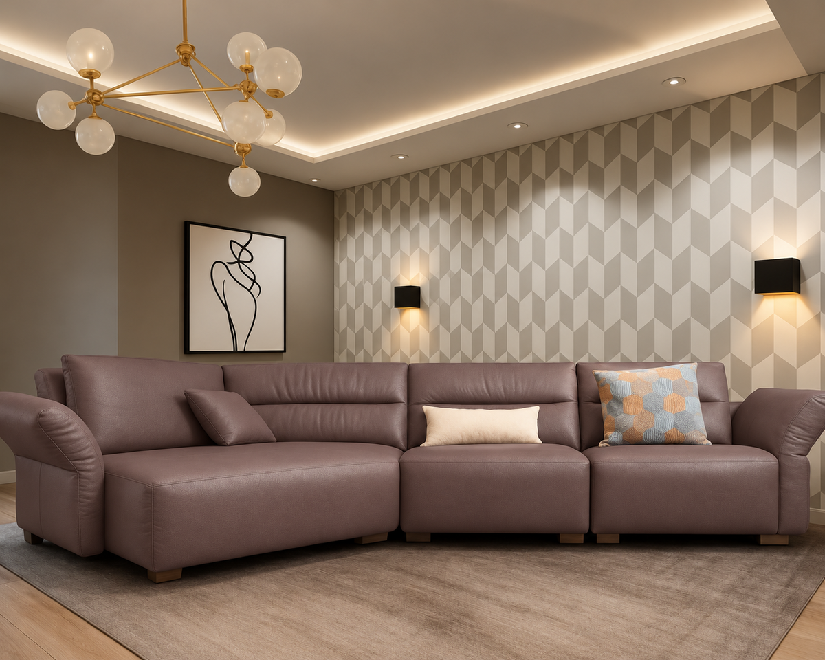 Sofa Bursa Semi L-Shape RHS at ZHomes 