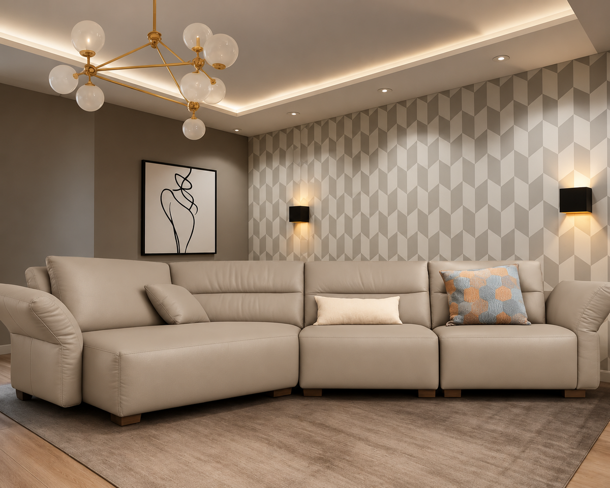 Sofa Bursa Semi L-Shape RHS at ZHomes Pakistan