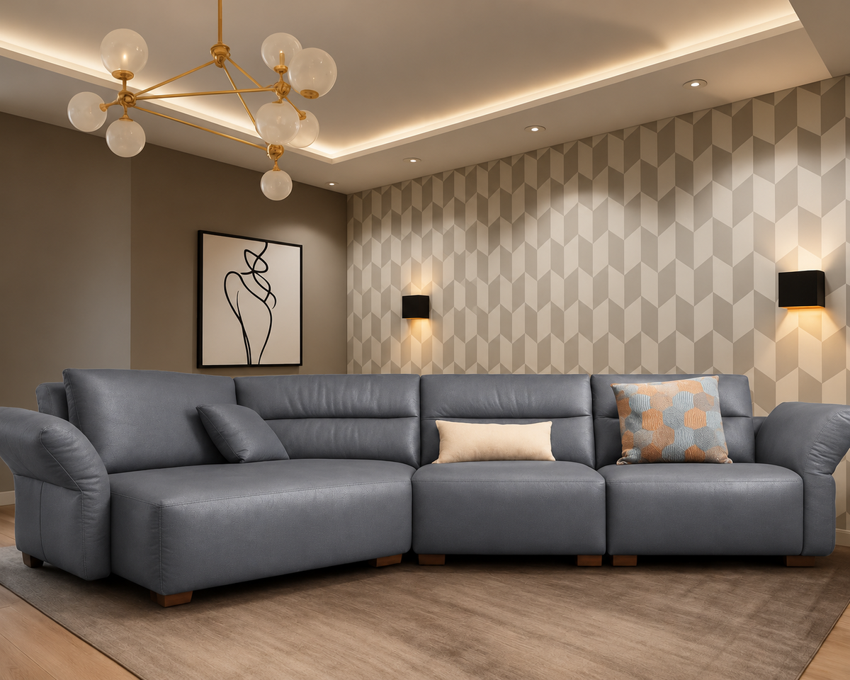 Sofa Bursa Semi L-Shape RHS at ZHomes Best Furniture Store in Pakistan