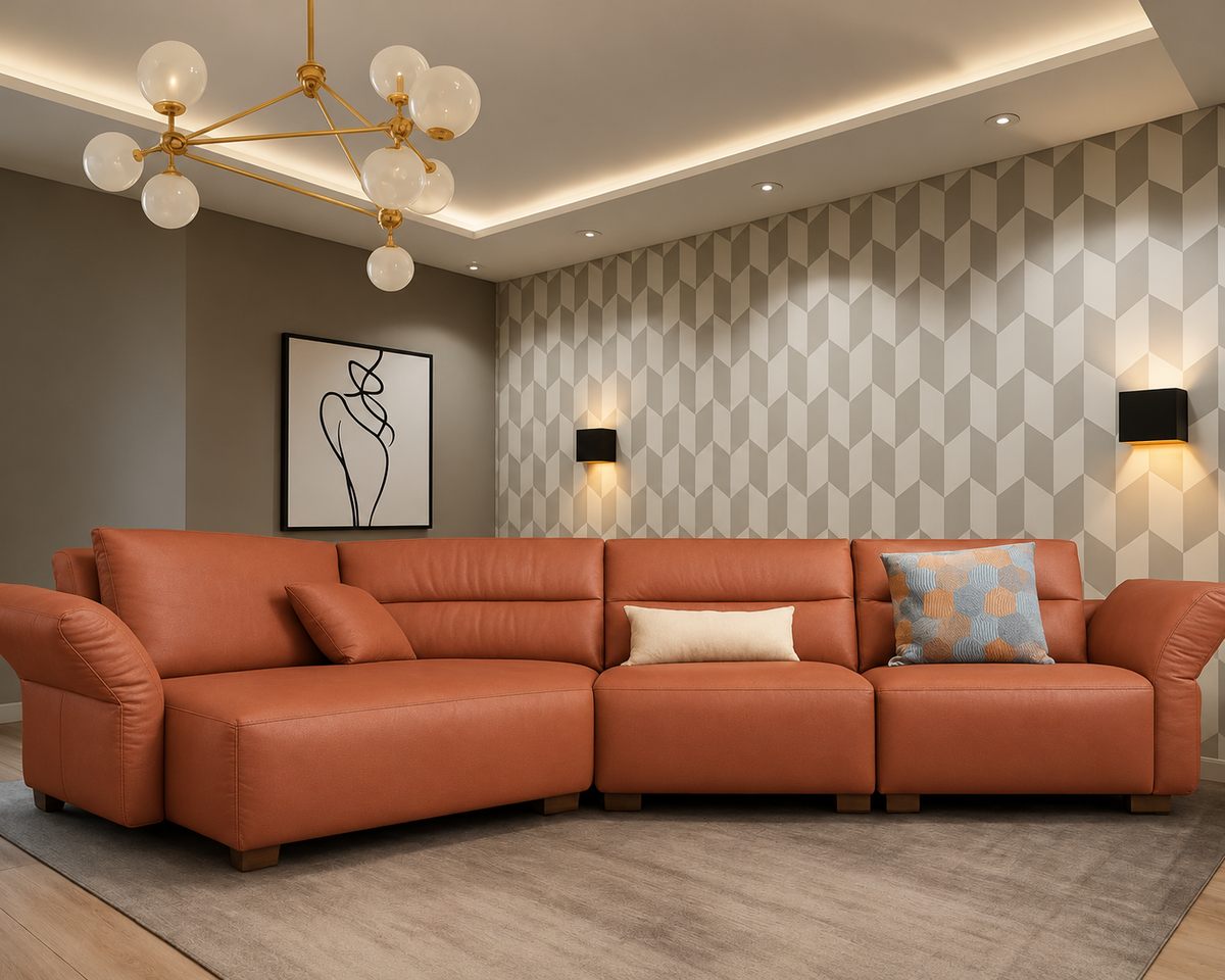 Sofa Bursa Semi L-Shape RHS at ZHomes Best Furniture Store in Pakistan