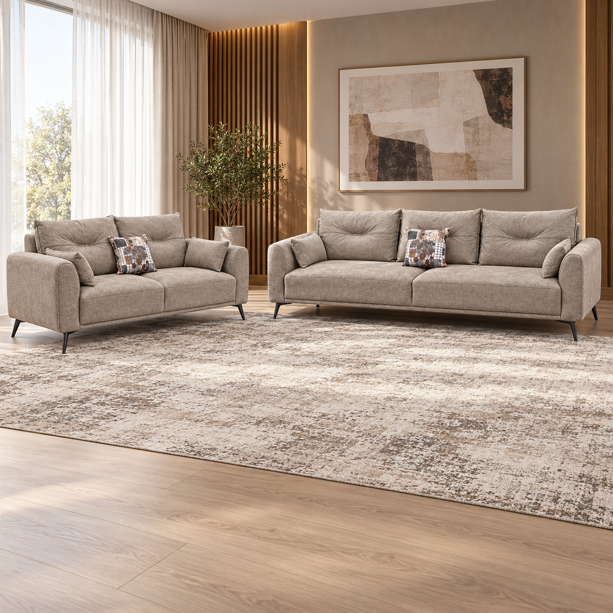 Sofa Dream (3+2) Seater Muted Mist at ZHomes Furniture 