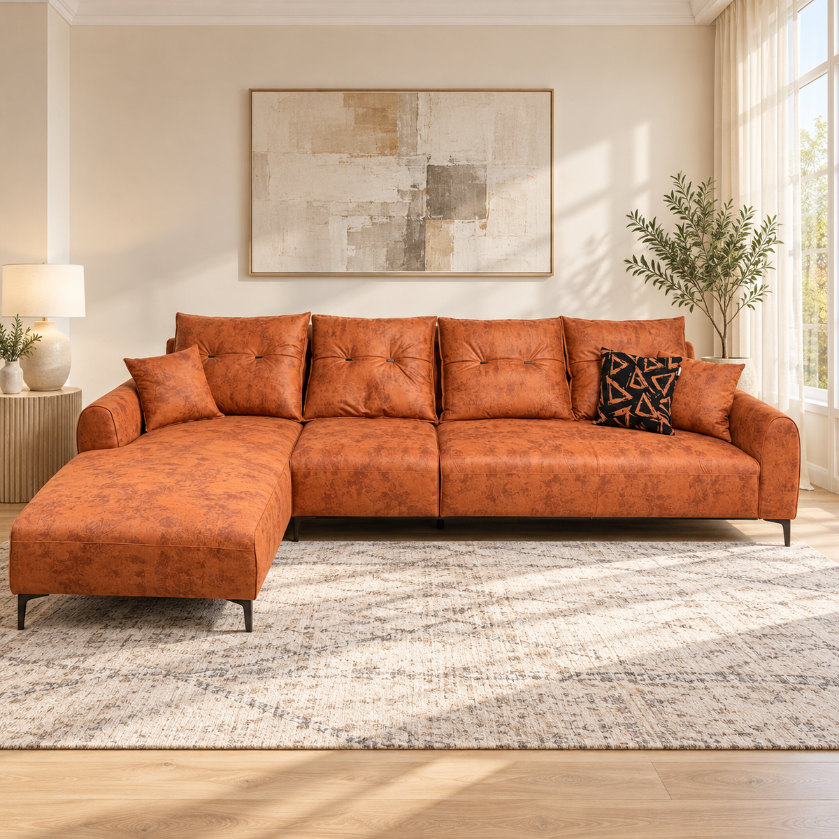 Sofa Dream L-Shape RHS Sienna Clay at ZHomes Furniture Pakistan