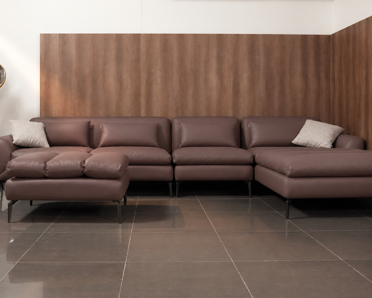 Sofa Flex L Shape LHS with Puffy at ZHomes 