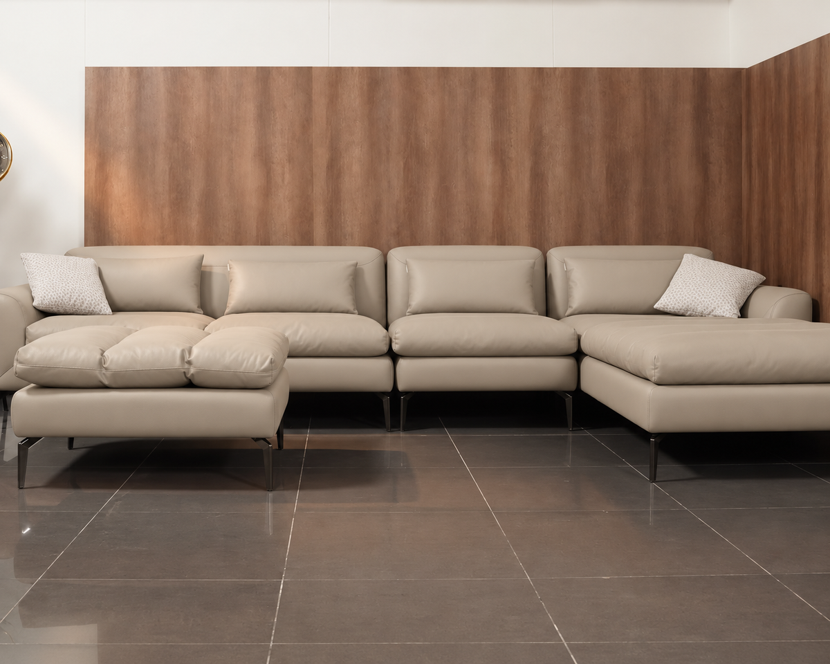 Sofa Flex L Shape LHS with Puffy at ZHomes Best Furniture Store in Pakistan