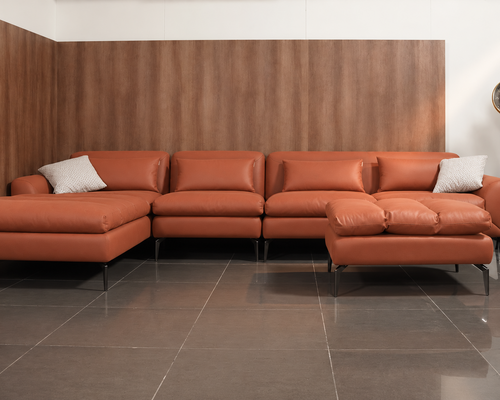 Sofa Flex L Shape RHS with Puffy at ZHomes 