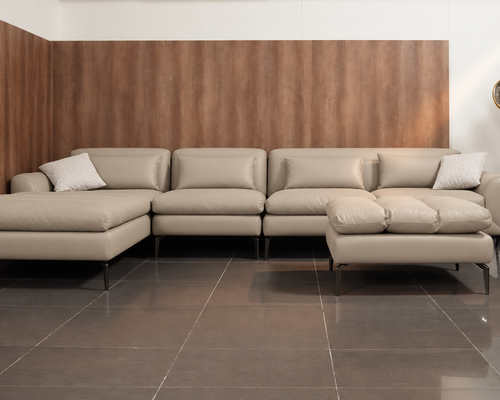 Sofa Flex L Shape RHS with Puffy at ZHomes Pakistan