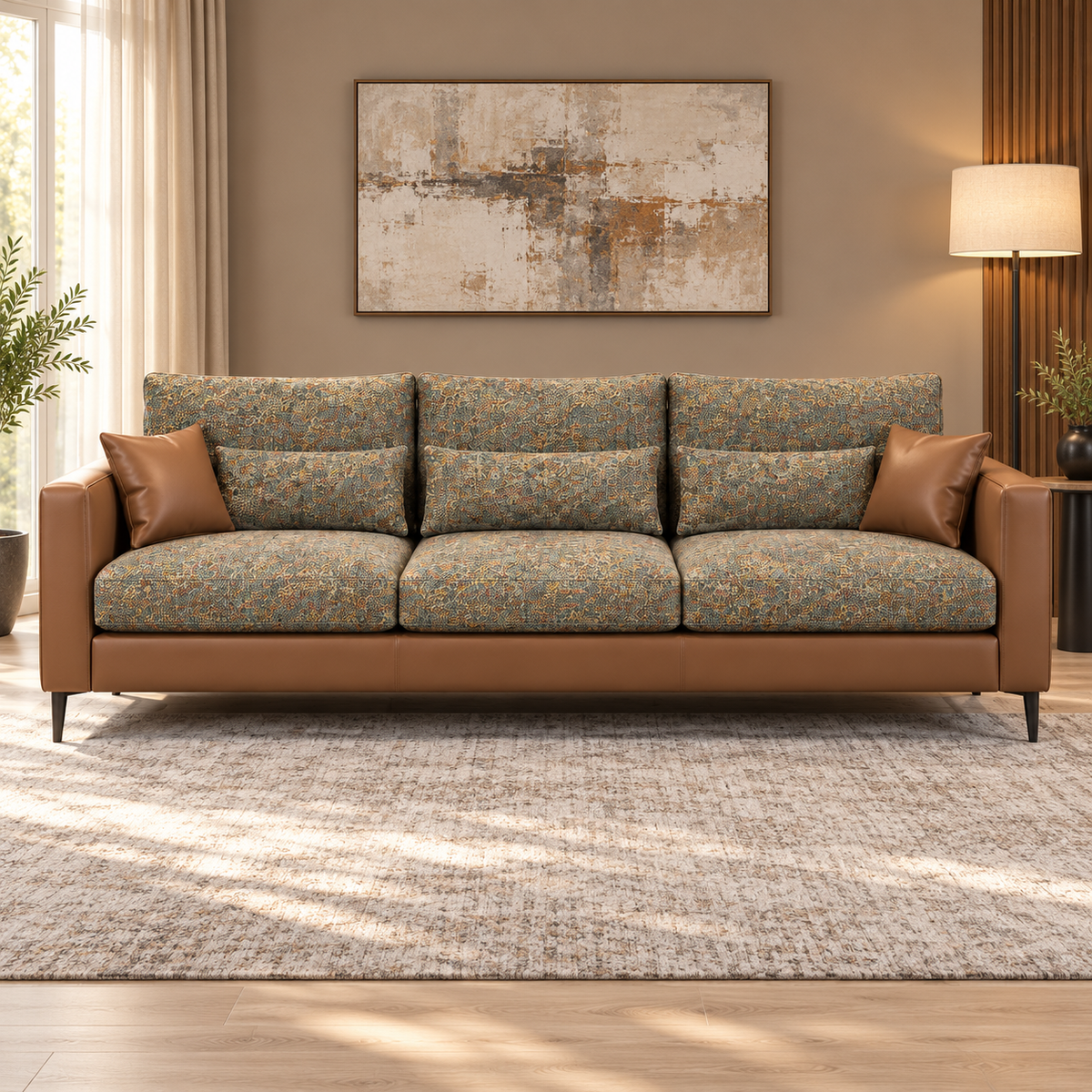 Sofa Marino (3+2) Seater Cinnamon Foliage at ZHomes Furniture Pakistan