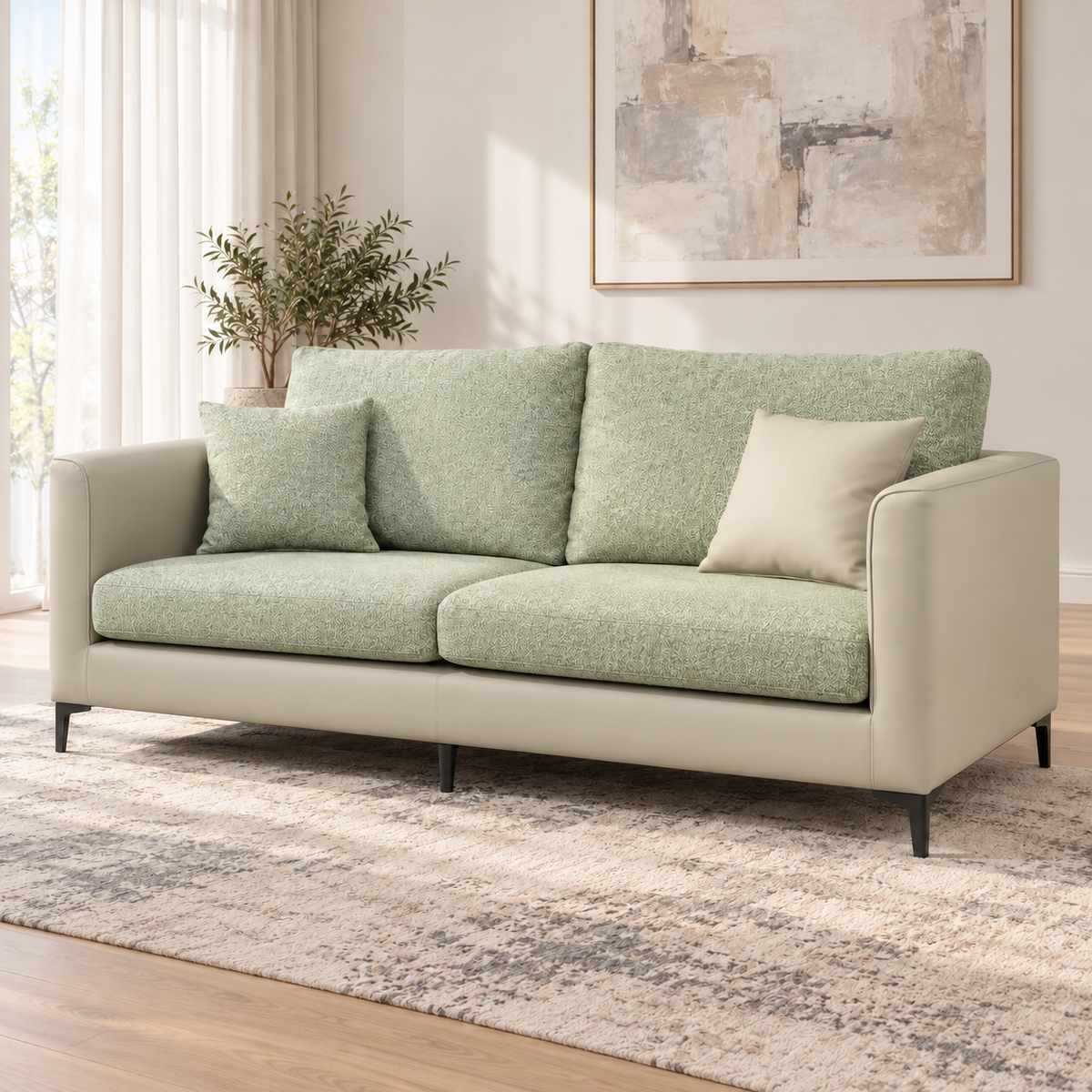 Sofa Marino (3+2) Seater Vanilla Sage at ZHomes Furniture Pakistan
