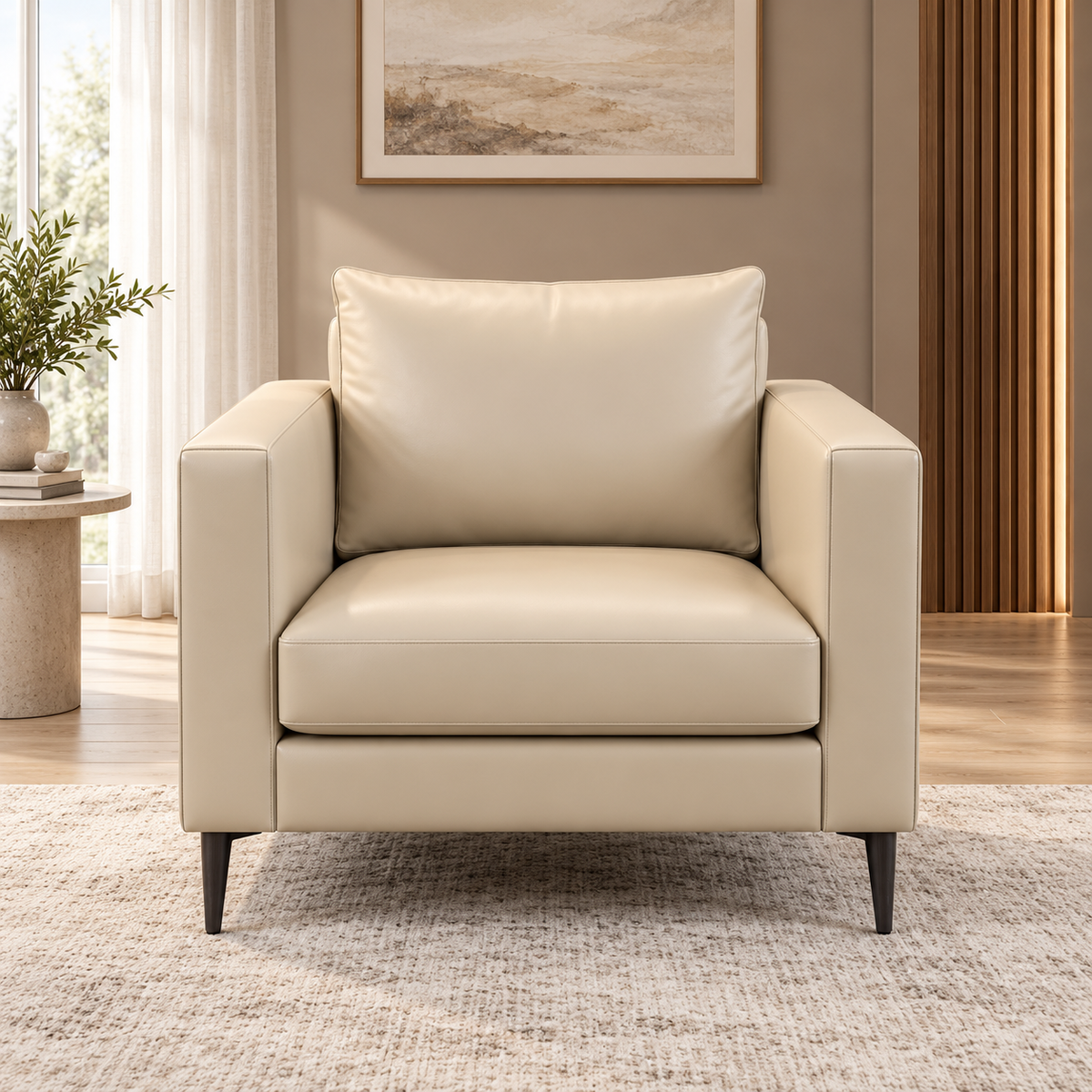 Sofa Marino Single Seater Ivory Travertine at ZHomes Furniture Pakistan